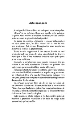 Actes manqués et autres errances