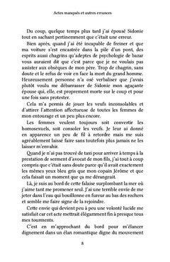 Actes manqués et autres errances