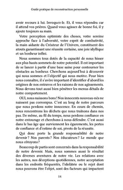 Guide pratique de reconstruction personnelle