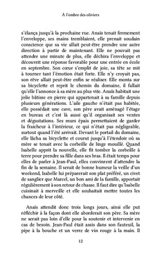 À l'ombre des oliviers