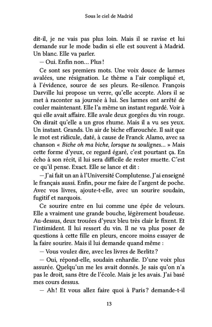 Sous le ciel de Madrid