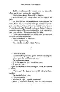 Deux minutes ! J'finis ma game