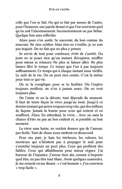 Et la vie s'arrêta