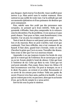 Et la vie s'arrêta