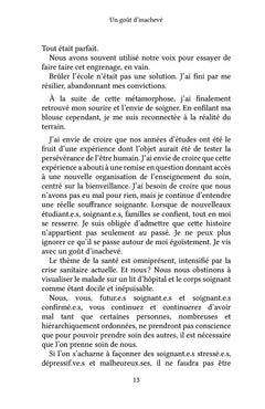Un goût d'inachevé