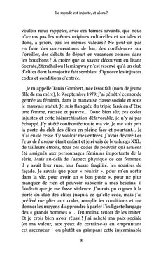 Le monde est injuste, et alors ?