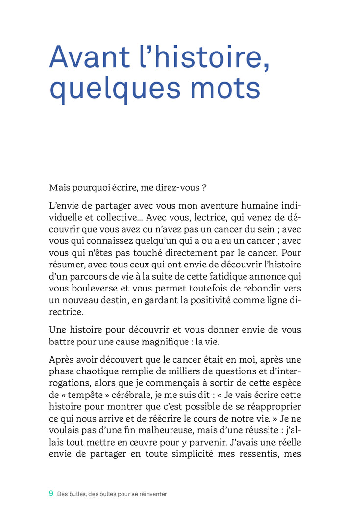 Des bulles, des bulles pour se réinventer