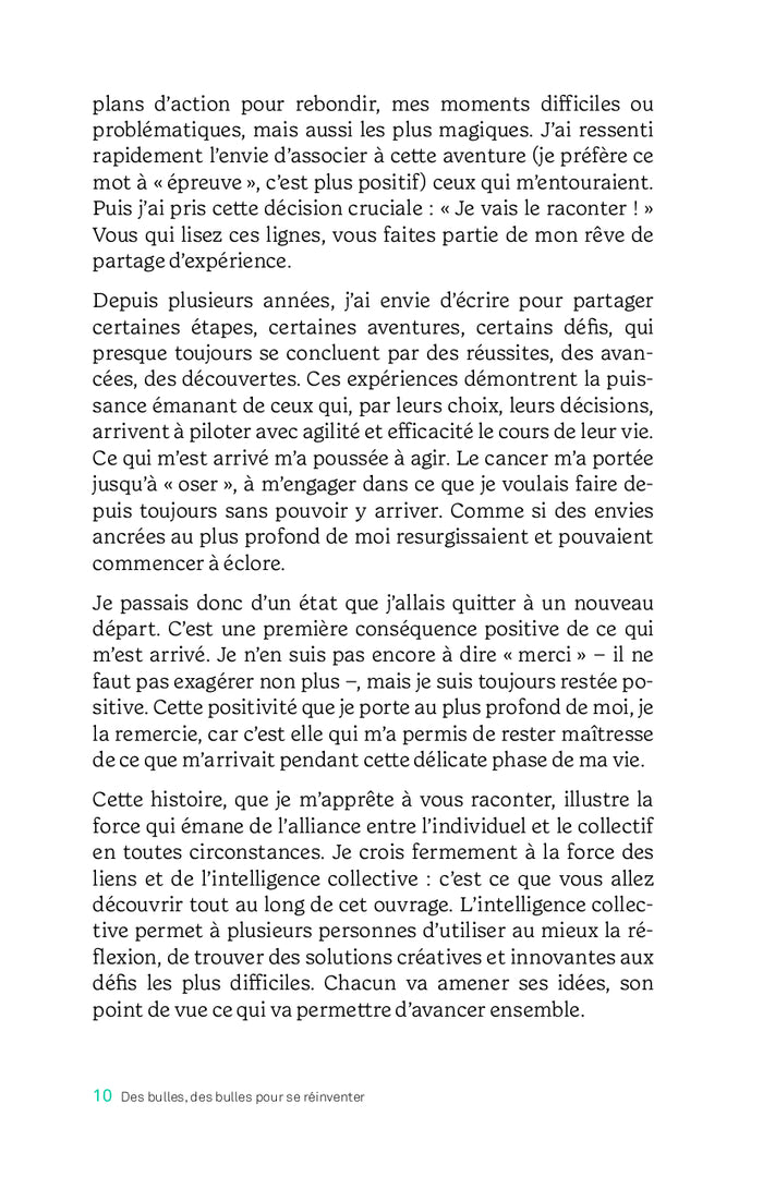 Des bulles, des bulles pour se réinventer