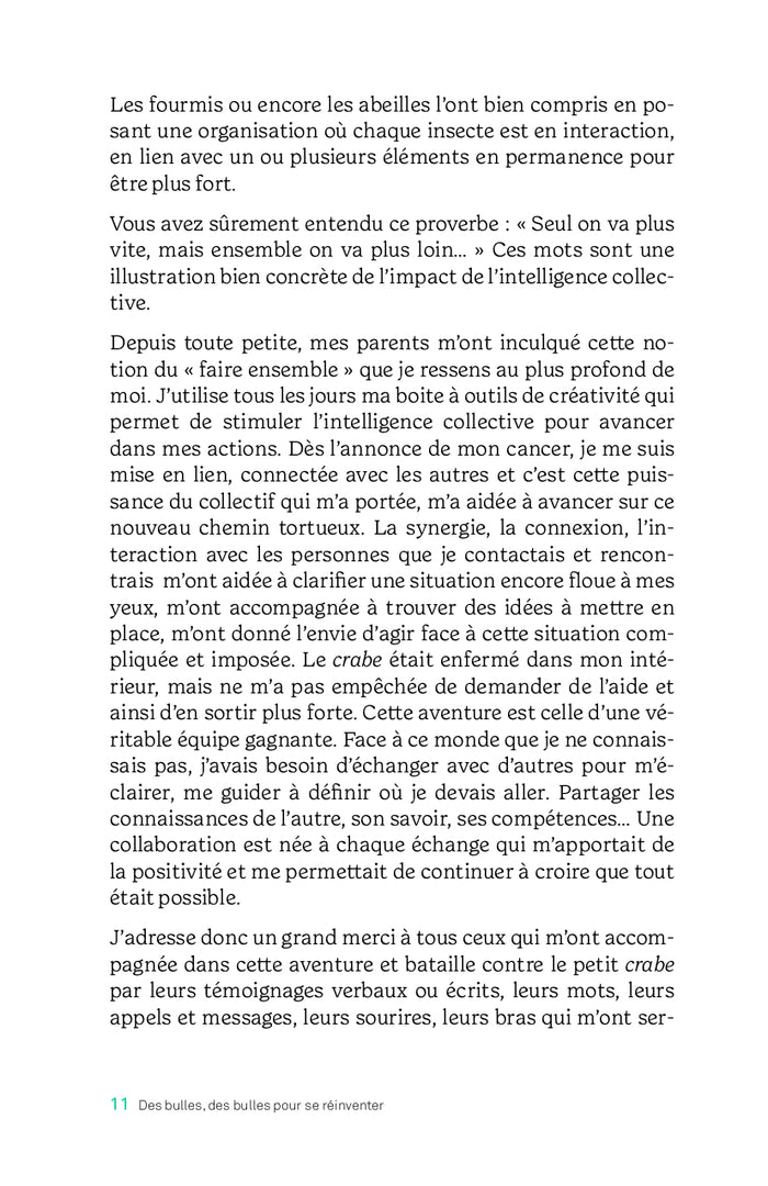 Des bulles, des bulles pour se réinventer