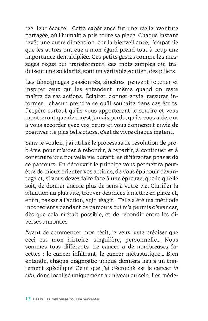 Des bulles, des bulles pour se réinventer