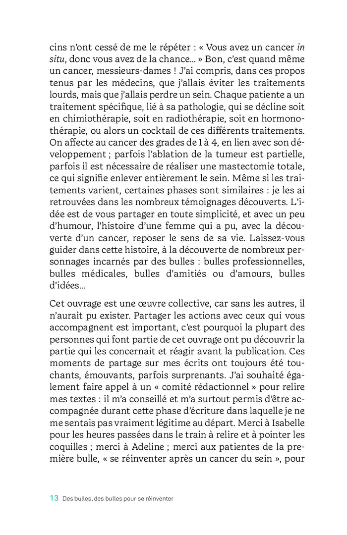 Des bulles, des bulles pour se réinventer