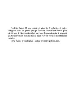 Ma Russie n'existe plus...