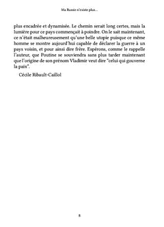 Ma Russie n'existe plus...