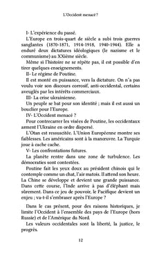 L'Occident menacé ?