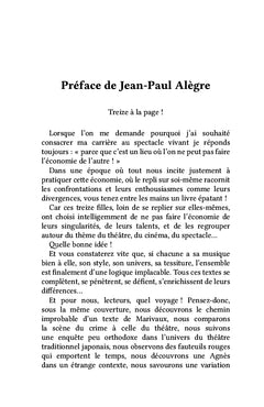 13 filles en scène