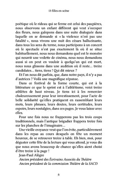 13 filles en scène