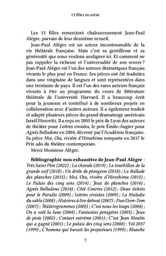13 filles en scène
