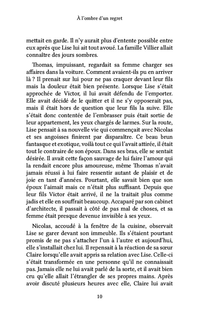 À l'ombre d'un regret