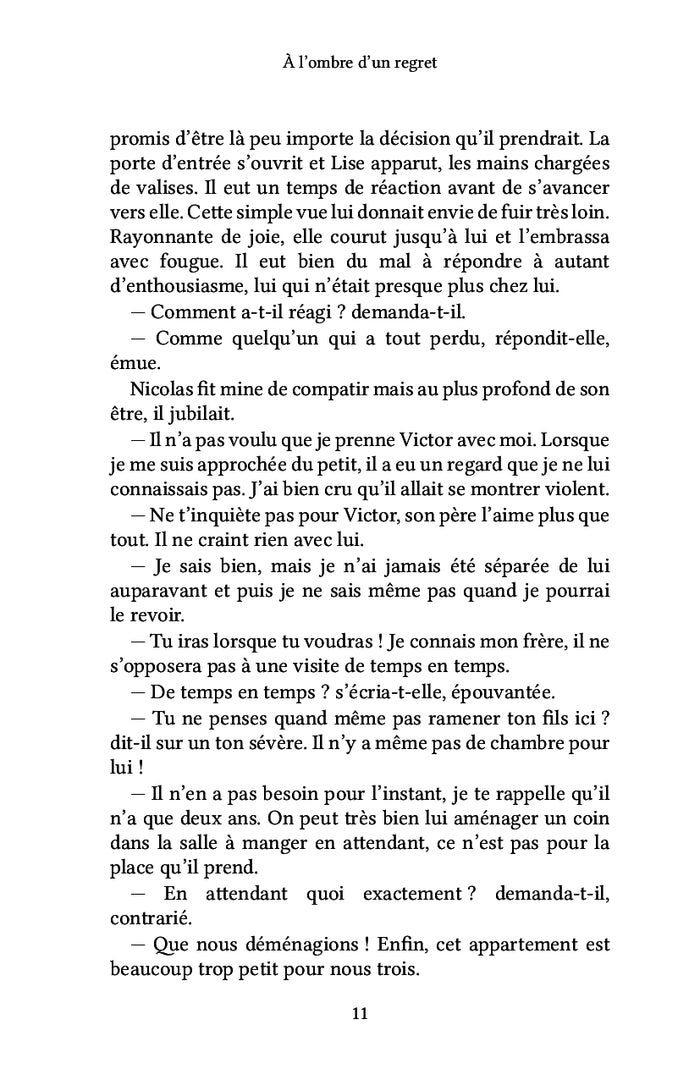 À l'ombre d'un regret