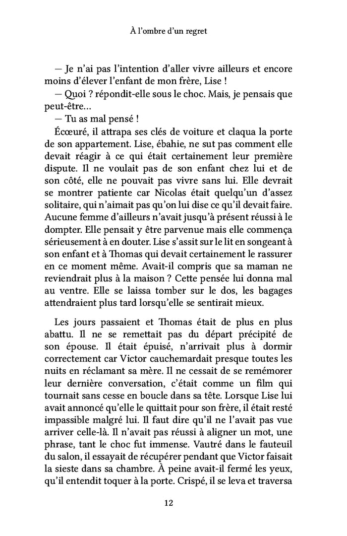 À l'ombre d'un regret