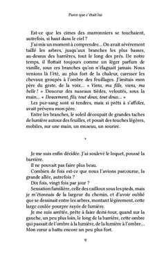Parce que c'était lui