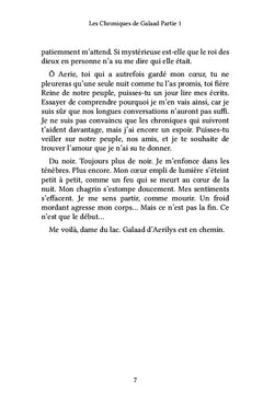 Les chroniques de Galaad