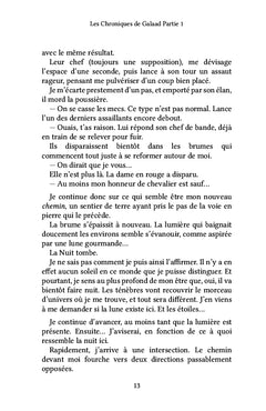Les chroniques de Galaad