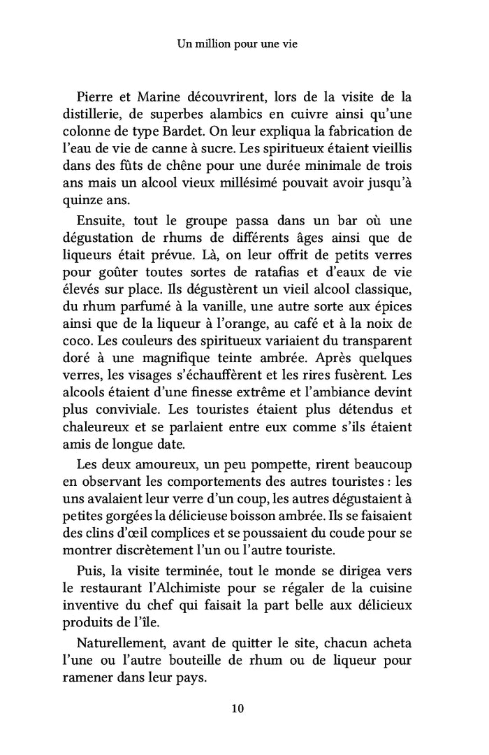 Un million pour une vie