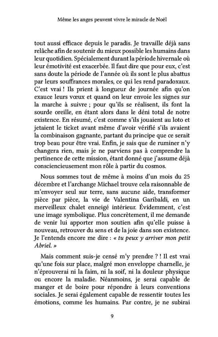 Même les anges peuvent vivre le miracle de Noël