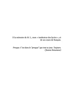 Pas même le genêt