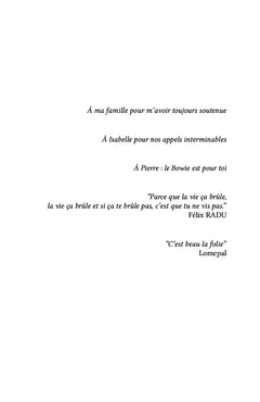 Brûler d'envie de vivre