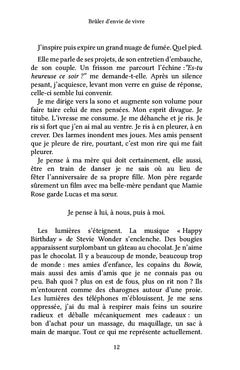 Brûler d'envie de vivre