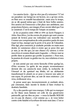L'inconnu, de l'obscurité à la lumière