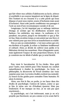 L'inconnu, de l'obscurité à la lumière