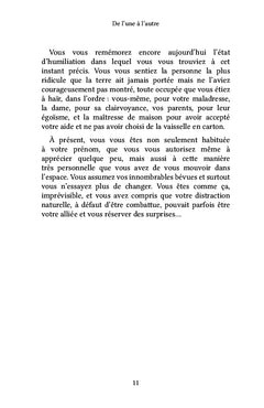 De l'une à l'autre