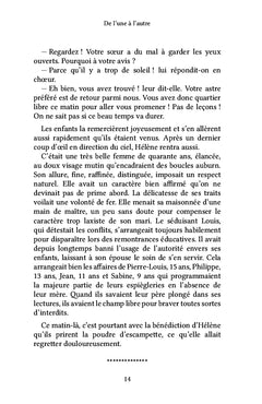 De l'une à l'autre