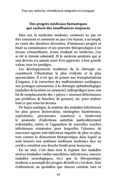 Pour une médecine véritablement intégrative et écologique