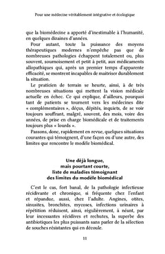 Pour une médecine véritablement intégrative et écologique