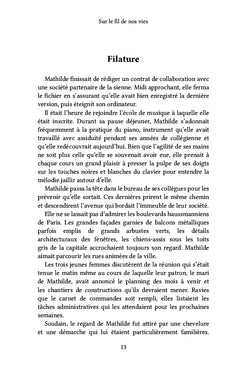 Sur le fil de nos vies