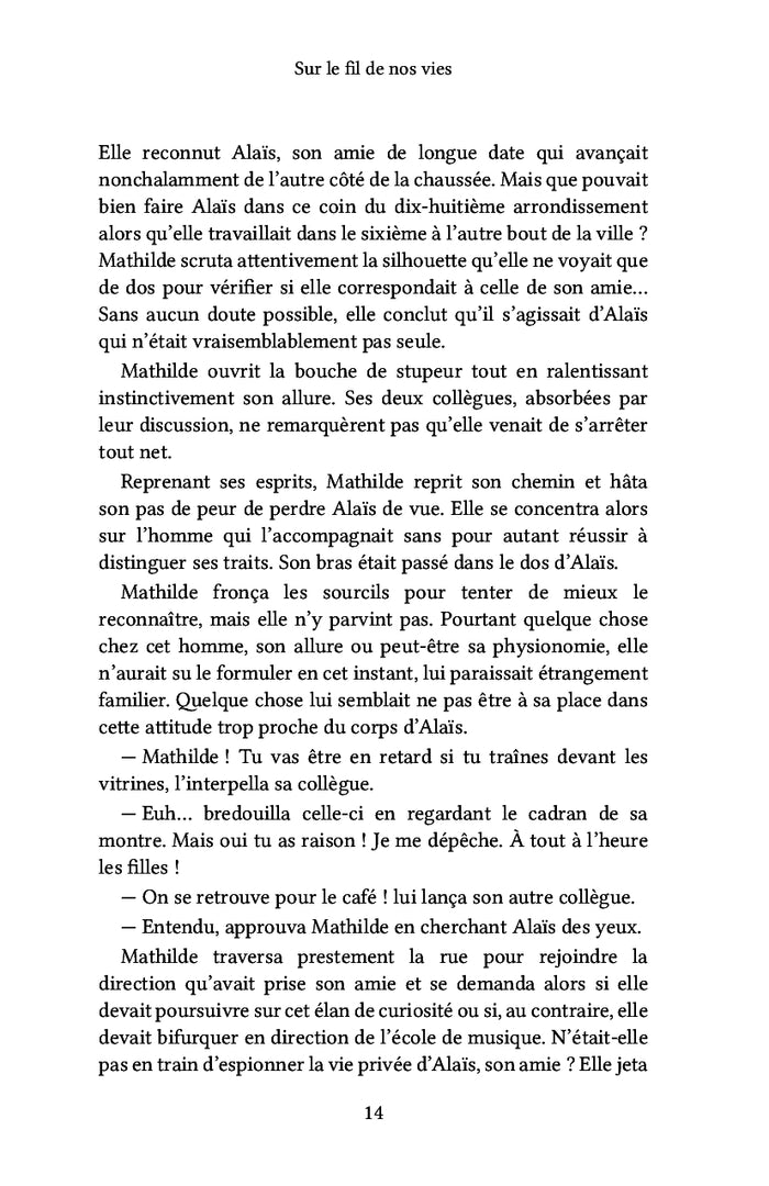 Sur le fil de nos vies