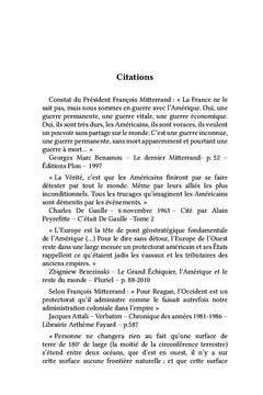 Notre faux-ami l'Amérique