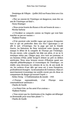 Notre faux-ami l'Amérique