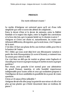 Théâtre, pièces de troupe : Antigone doit mourir - Le rocher de Prométhée