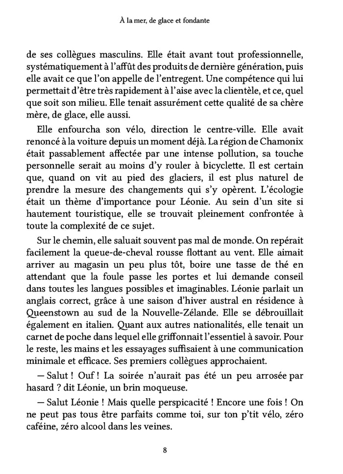 À la mer, de glace et fondante
