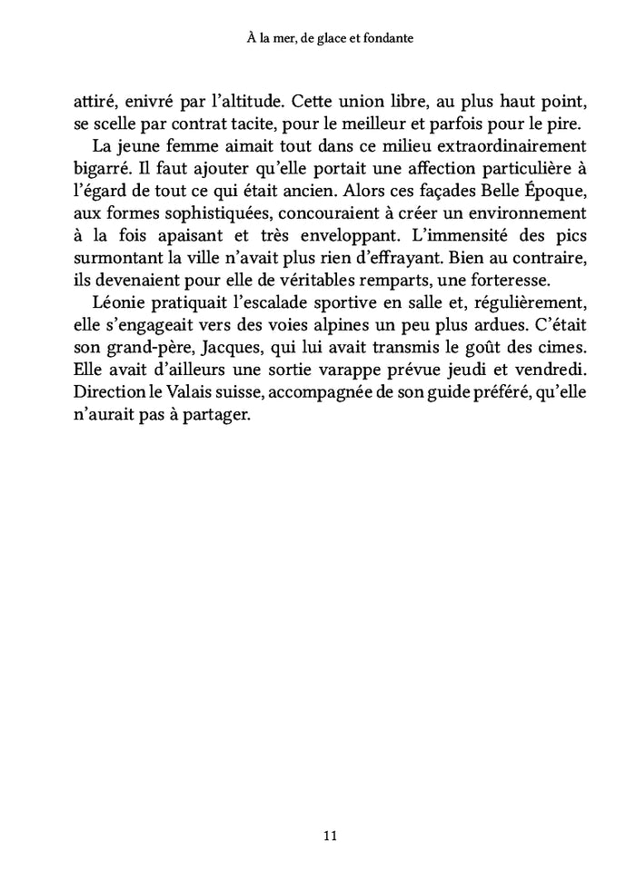 À la mer, de glace et fondante