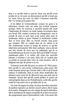 Oh vous savez...