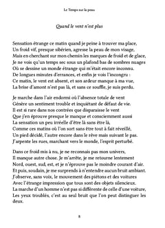 Le Temps sur la peau