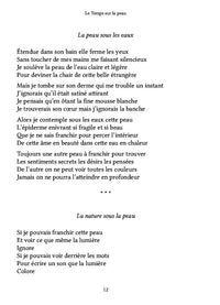 Le Temps sur la peau
