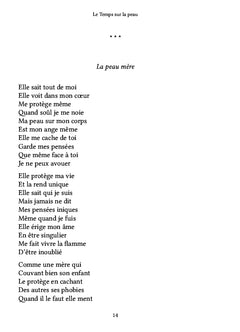 Le Temps sur la peau