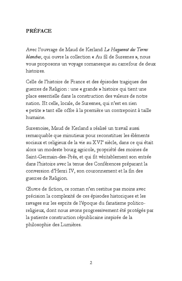 Le Huguenot des Terres-Blanches - Édition enrichie